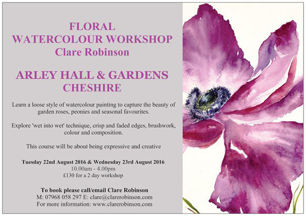 New Workshop at Arley Hall Cheshire '16