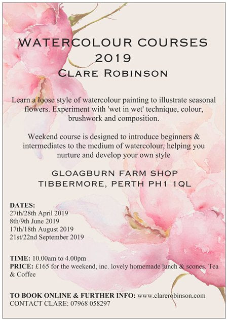 New Floral Workshop dates at Gloagburn Farm, Perth
