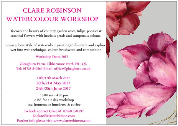 Gloagburn Farm - Watercolour Workshops June '17