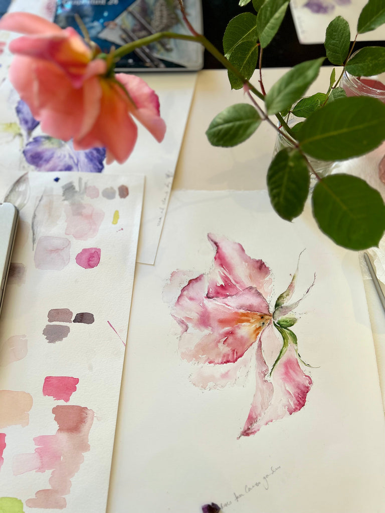 FLORAL WATERCOLOUR WORKSHOP - MONDAY'S Jan 2024