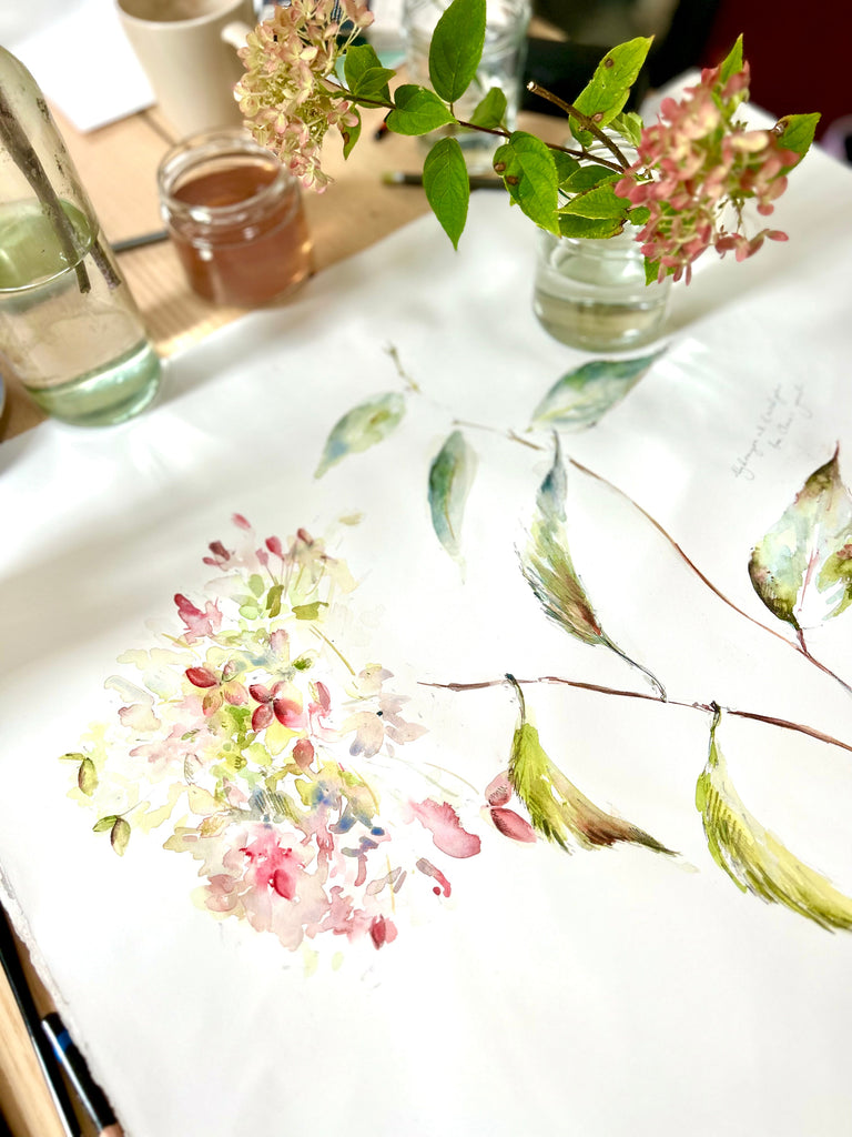 Floral Watercolour Workshop at Gloagburn Farm, Perth - 15th November 2023