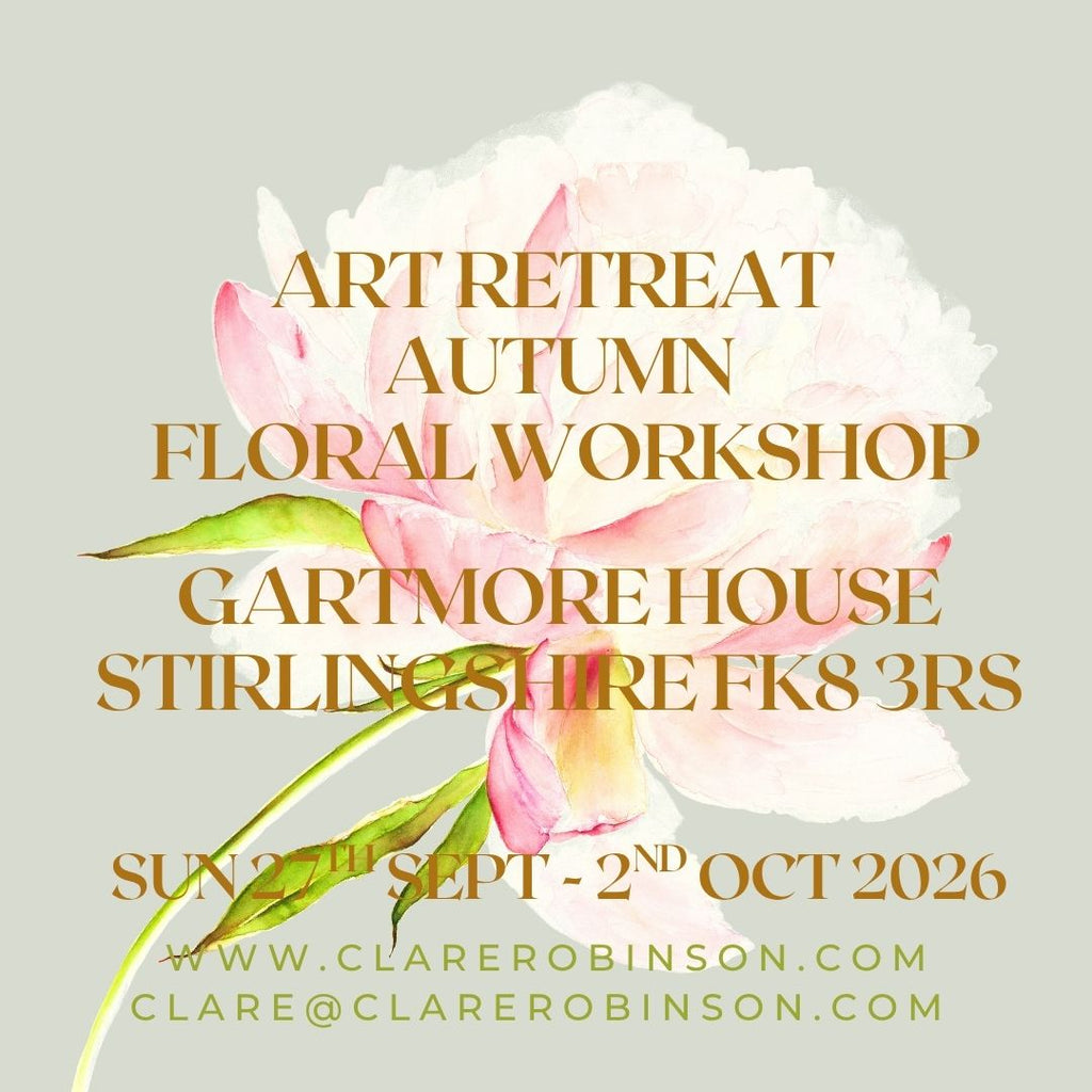 ART RETREAT - SCOTLAND GARTMORE HOUSE Autumn Florals 2026
